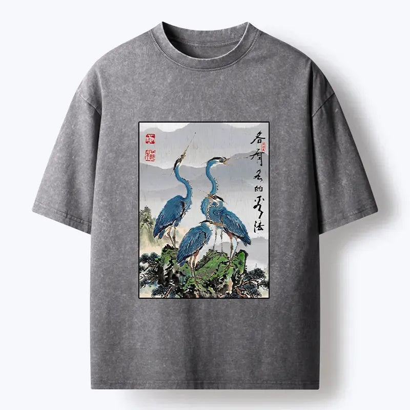 Vintage Japanese Streetwear T-Shirt for Gift Idea