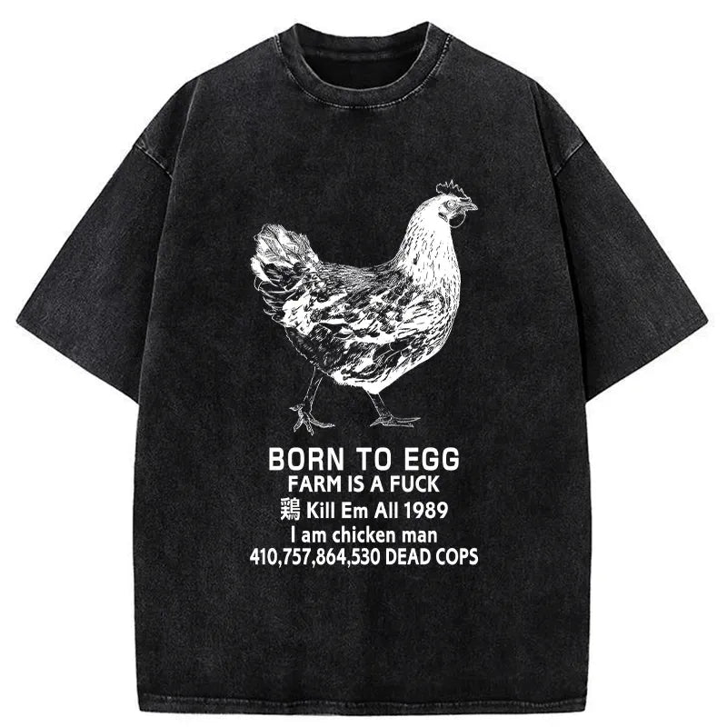 Unisex Cotton T-Shirt with Japanese Print