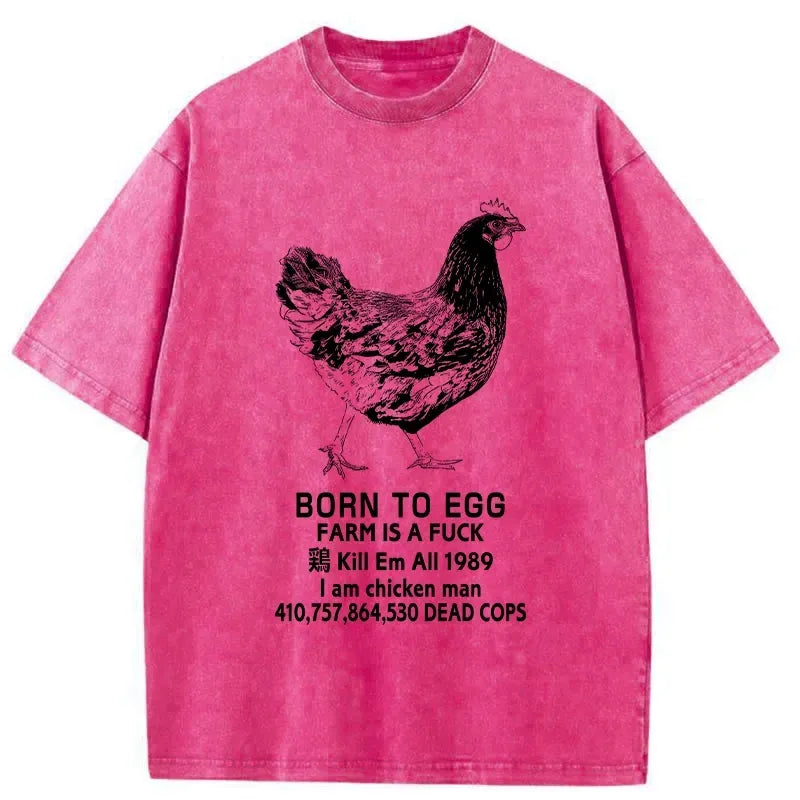 Unisex Cotton T-Shirt with Japanese Print