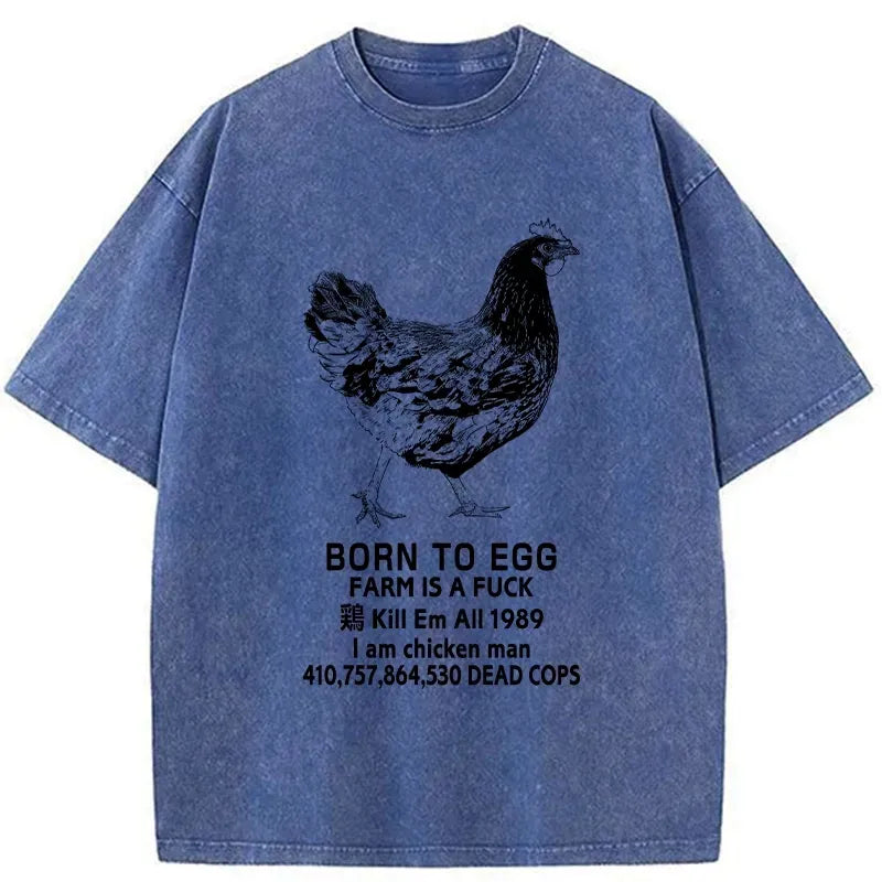 Unisex Cotton T-Shirt with Japanese Print