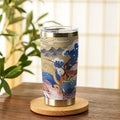 Kyoto-Lion Japanese Cat Fishing 20oz Tumbler