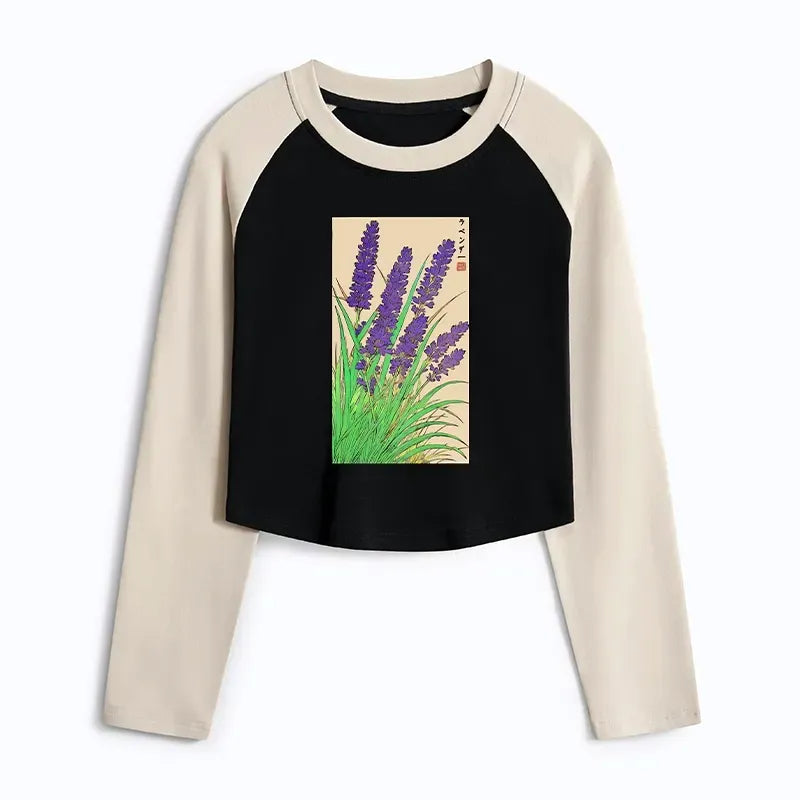 Kyoto-Lion Women's Crop T-Shirt Gift for Her