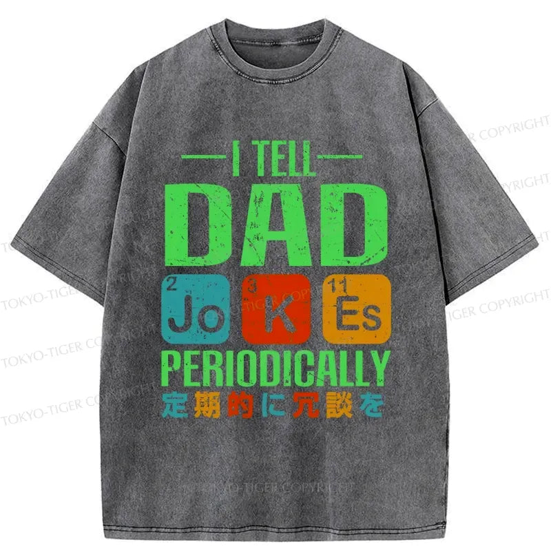Japanese humor washed t-shirt for daily wear