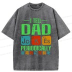 Japanese humor washed t-shirt for daily wear