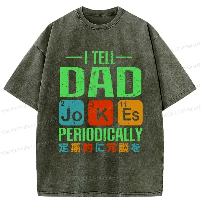 Japanese humor washed t-shirt for daily wear