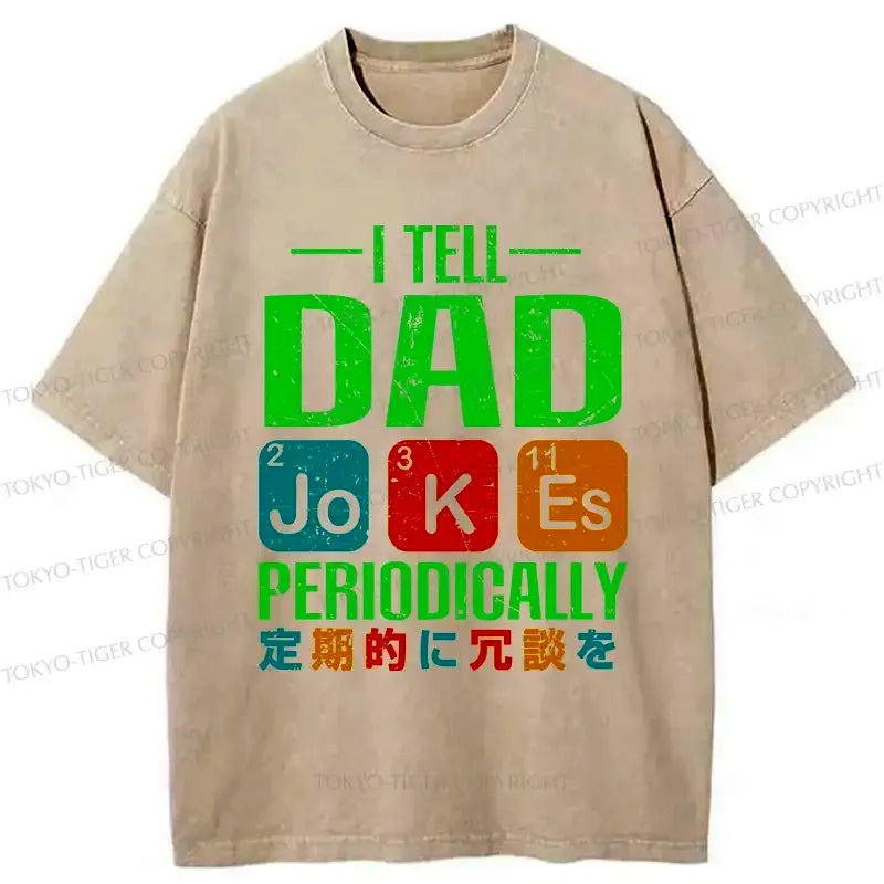Japanese humor washed t-shirt for daily wear