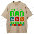 Japanese humor washed t-shirt for daily wear