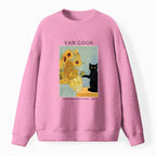 Fuzzy Unisex Sweatshirt for Vintage Street Style