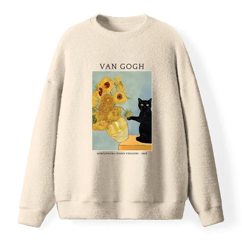 Kyoto-Lion Black Cat Sweatshirt Best Seller