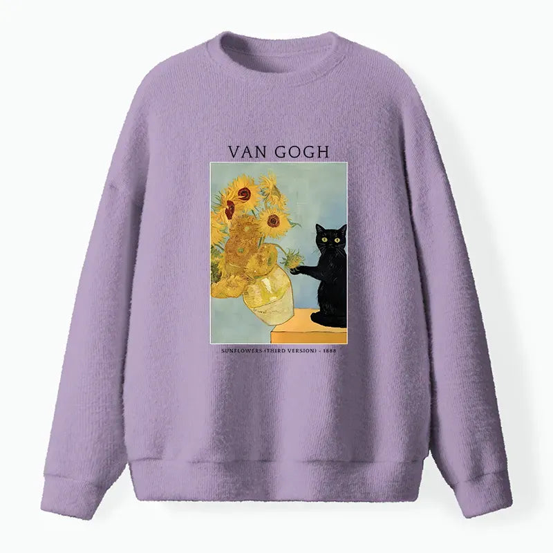 Kyoto-Lion Black Cat Sweatshirt Best Seller