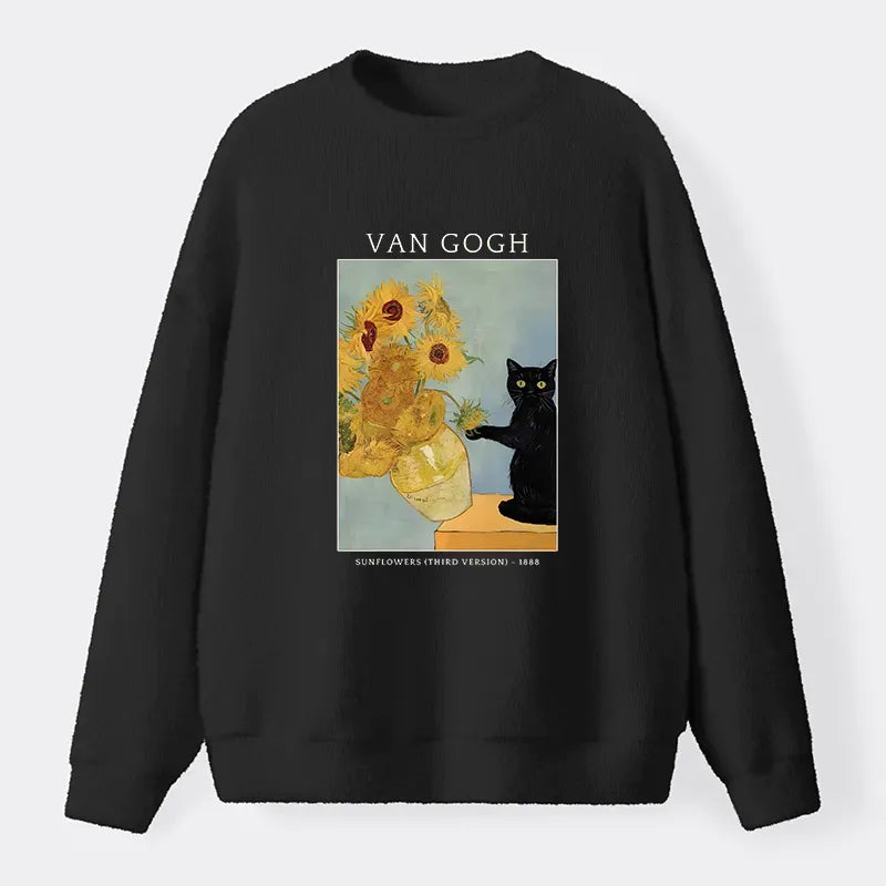 Fuzzy Unisex Sweatshirt for Vintage Street Style