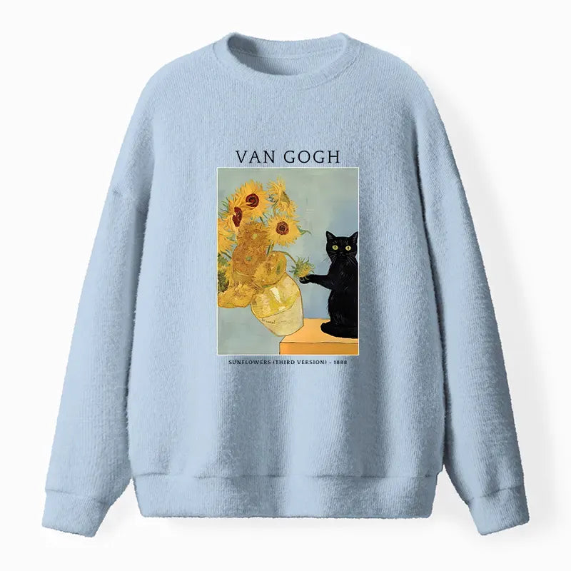 Fuzzy Unisex Sweatshirt for Vintage Street Style