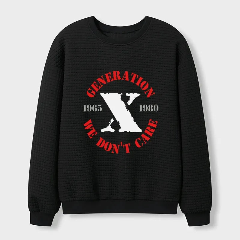 Funny Waffle Sweatshirt for Daily Wear
