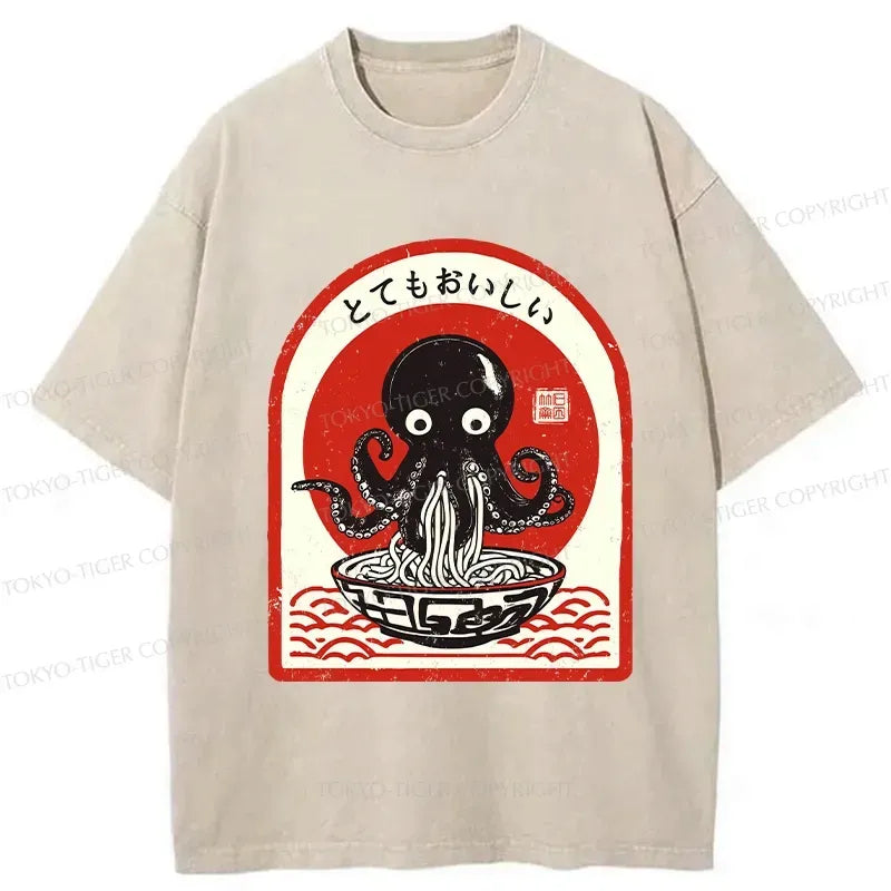 Vintage washed Japanese t-shirt for daily wear