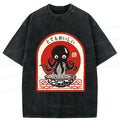 Kyoto-Lion Ramen Lover Octopus Washed T-Shirt