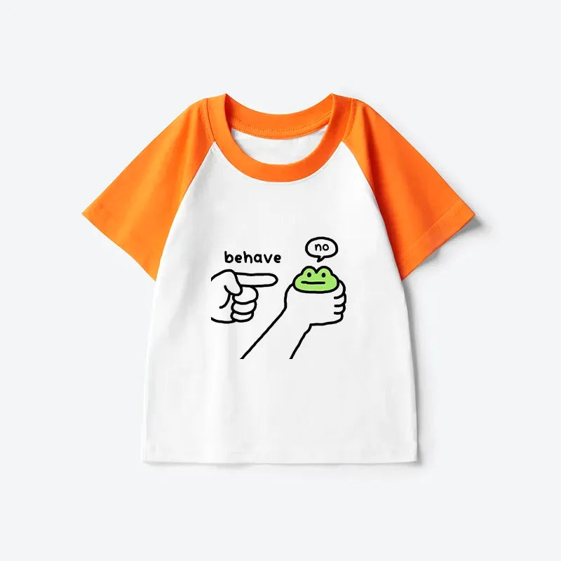 Funny Frog Kids T-shirt Gift for Her