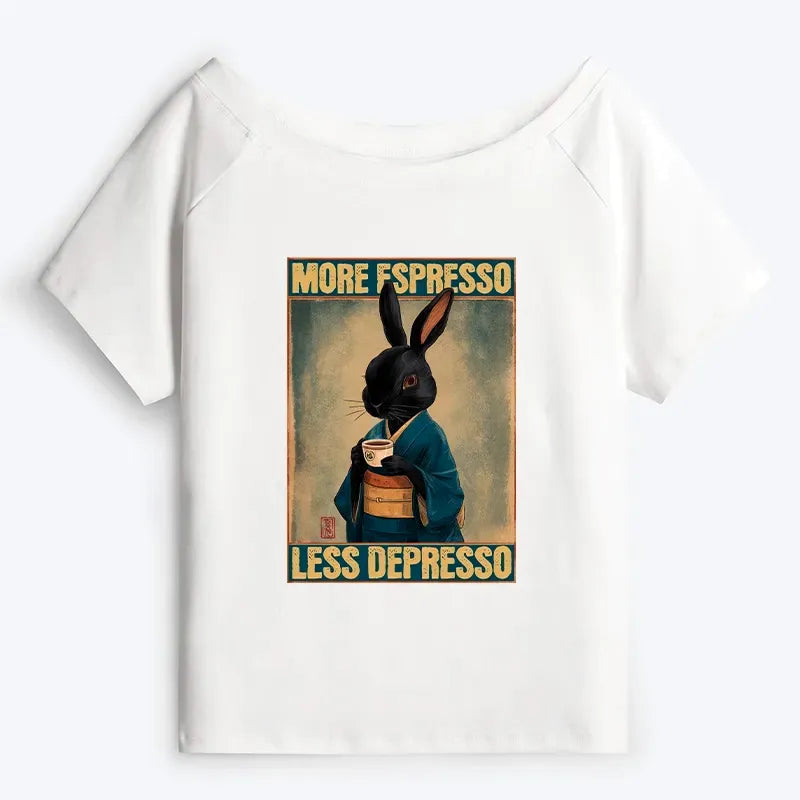 Trendy Japanese Rabbit T-Shirt for Women