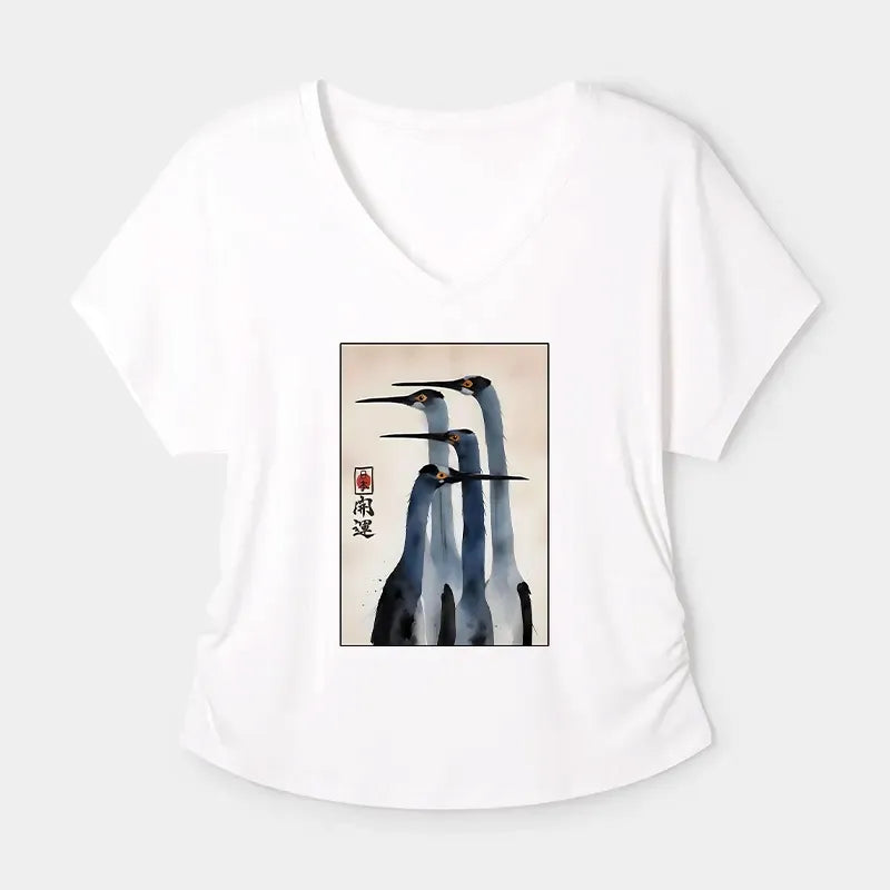 Vintage Sandhill Crane T-Shirt On Sale