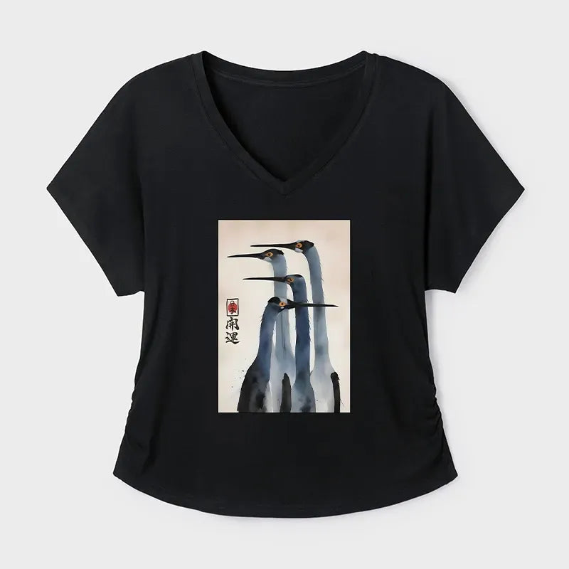 Vintage Sandhill Crane T-Shirt On Sale
