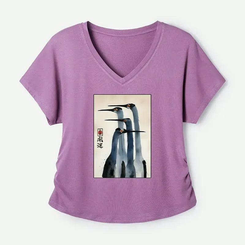 Soft Modal Dolman Sleeve Tee Daily Wear