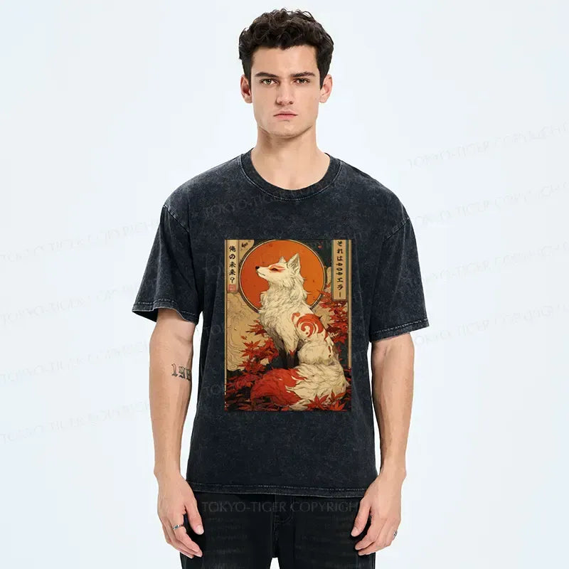 Nine Tails Japanese T-Shirt for Daily Wear