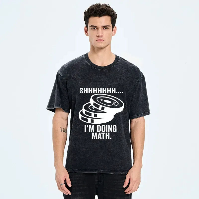 Kyoto-Lion Washed T-Shirt for Summer