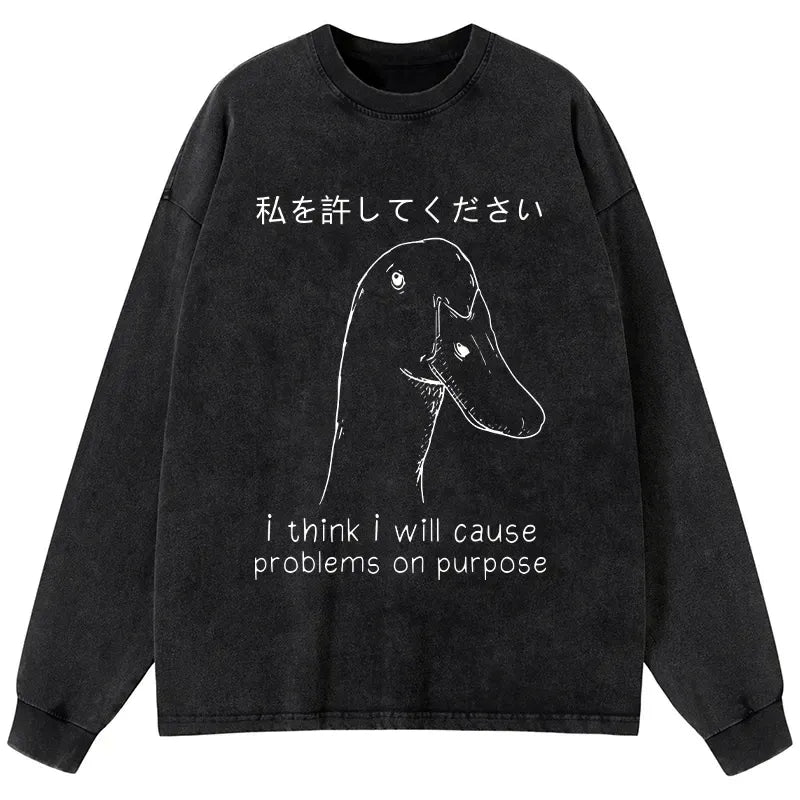 funny japanese long sleeve tee gift idea