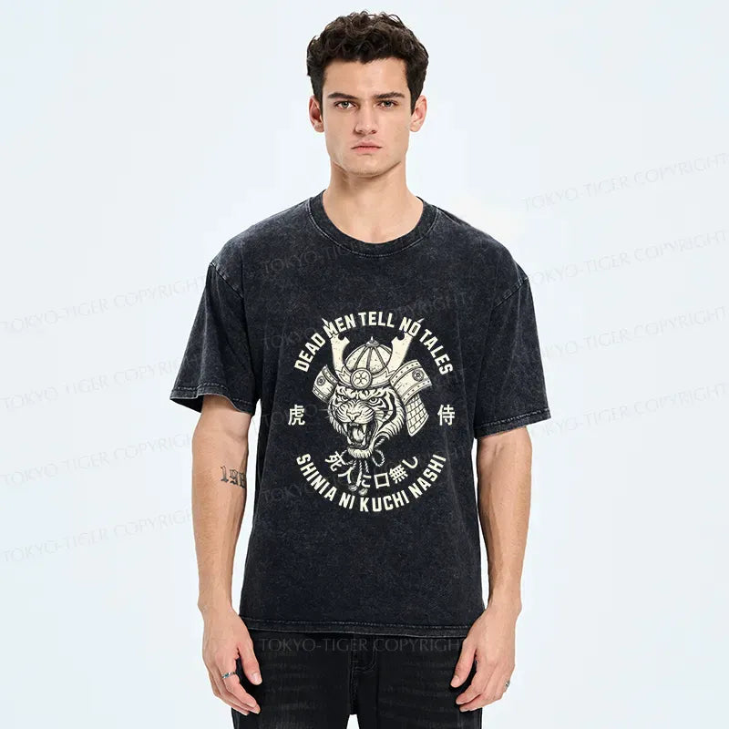 Kyoto-Lion Tiger General Japan Washed T-Shirt