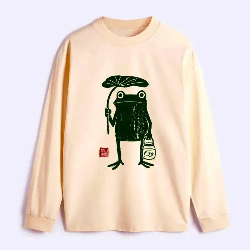 Japanese Frog Long Sleeve T-Shirt