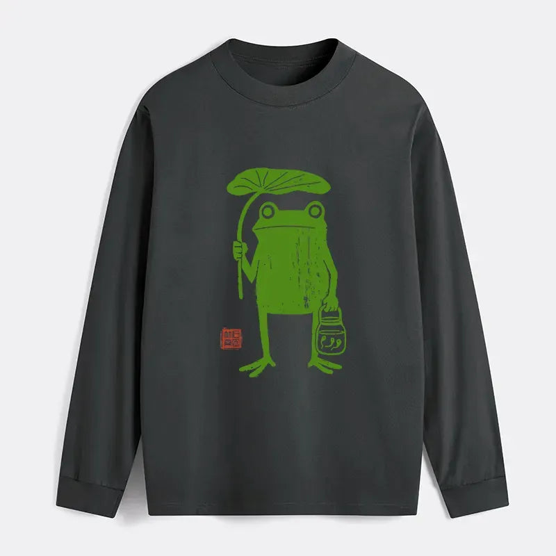 Japanese Frog Long Sleeve T-Shirt