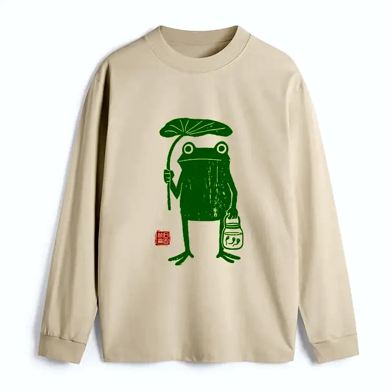 Japanese Frog Long Sleeve T-Shirt