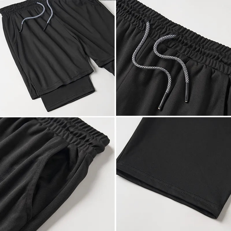 Kyoto-Lion Panda Samurai Warrior Training Shorts
