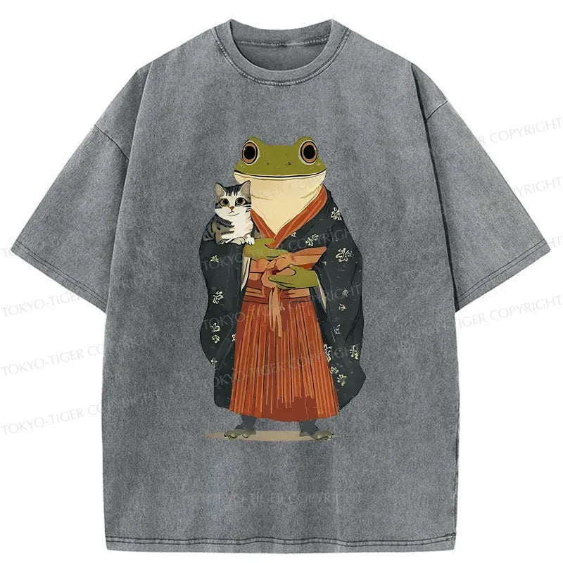 Frog Cat Unisex T-Shirt Trendy Summer