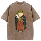 Frog Cat Unisex T-Shirt Trendy Summer