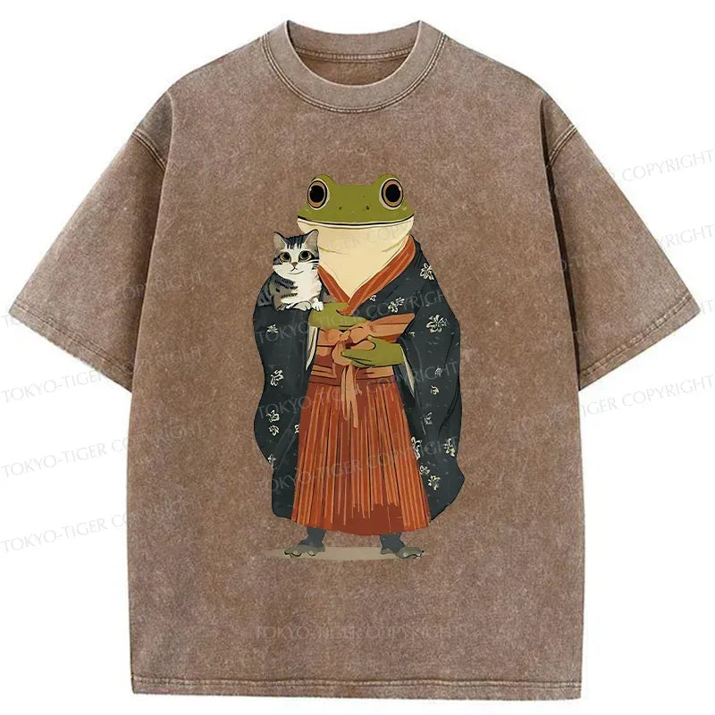 Frog Cat Unisex T-Shirt Trendy Summer