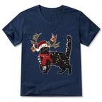 Vintage Kyoto Christmas cat tee