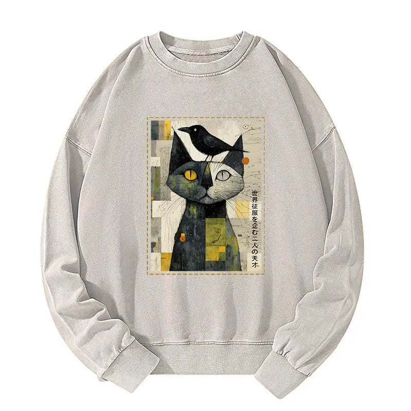 Vintage Kyoto-Lion Oversized Crewneck Best Seller