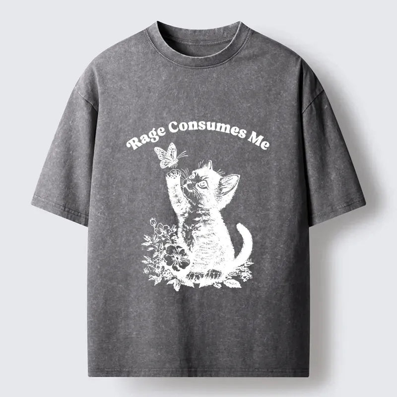 Kyoto lion kitten retro tee