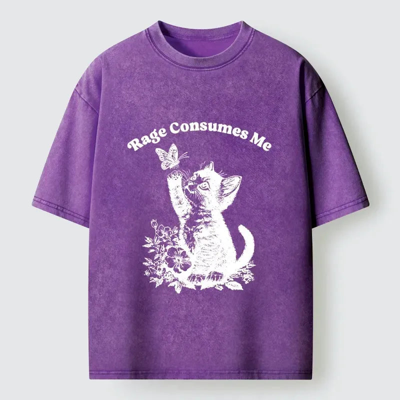 Kyoto lion kitten retro tee