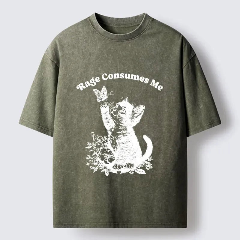 Kyoto lion kitten retro tee