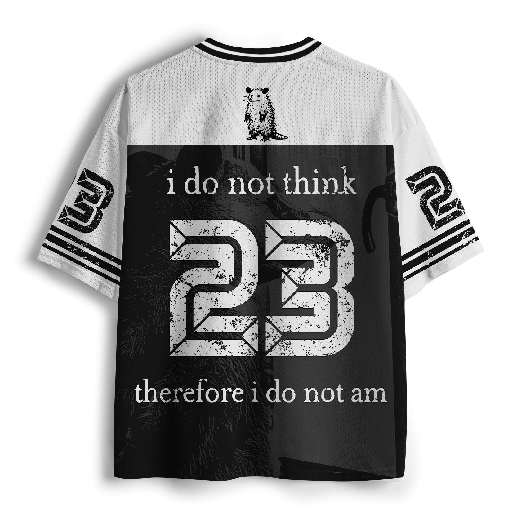 Funny Possum Mesh Jersey for Daily Wear