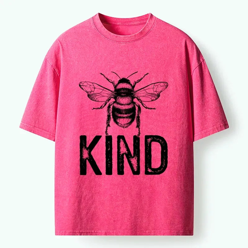 Minimalist Bee Kind T-Shirt for Everyday Wear