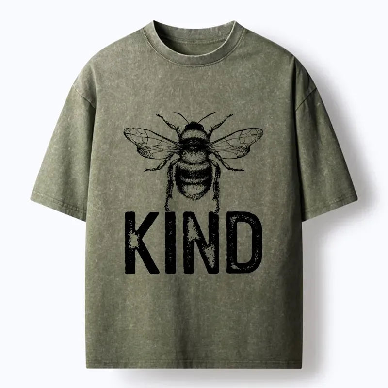 Minimalist Bee Kind T-Shirt for Everyday Wear