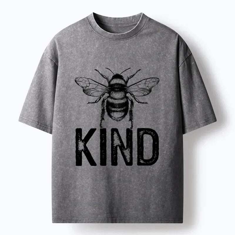 Kyoto Lion Bee Kind Washed T-Shirt