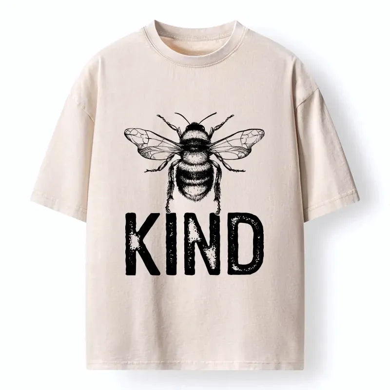 Japanese Style Bee Kind T-Shirt Free Shipping