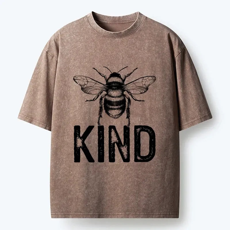 Kyoto Lion Bee Kind Washed T-Shirt