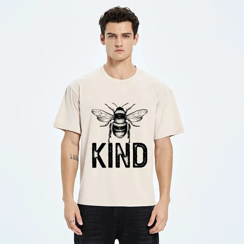 Kyoto Lion Bee Kind Washed T-Shirt