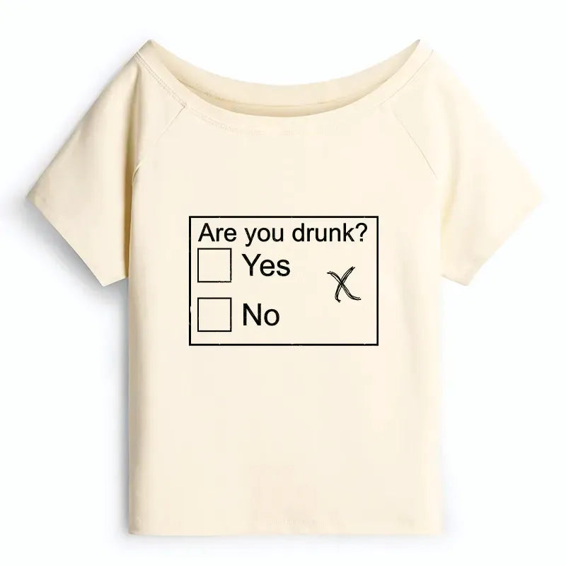 Funny Drunk Checkbox Shirt Gift for Her