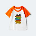 Kyoto Capybara Kids Raglan Tee for Casual