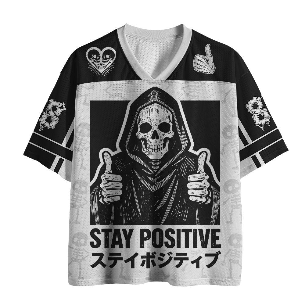 Skull Mesh Jersey for Summer